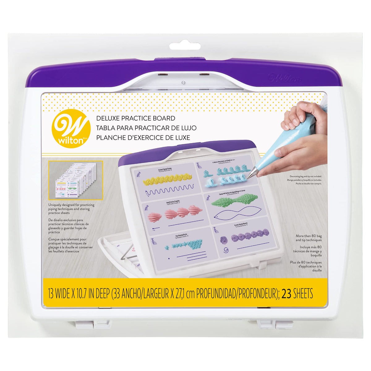 Wilton front packaging showing set contents and benefits
