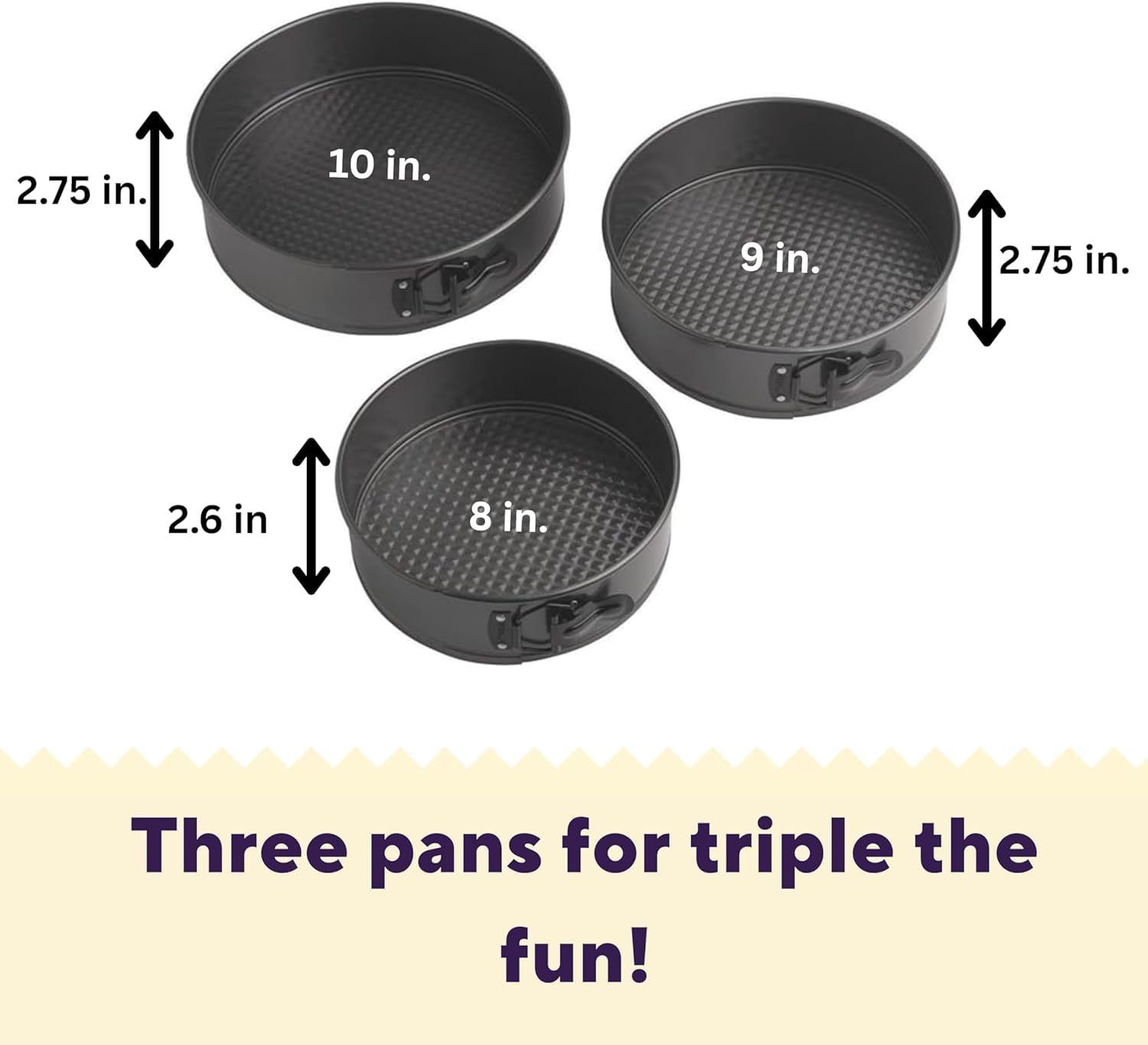 Wilton gold non-stick close-up showing smooth surface for effortless release