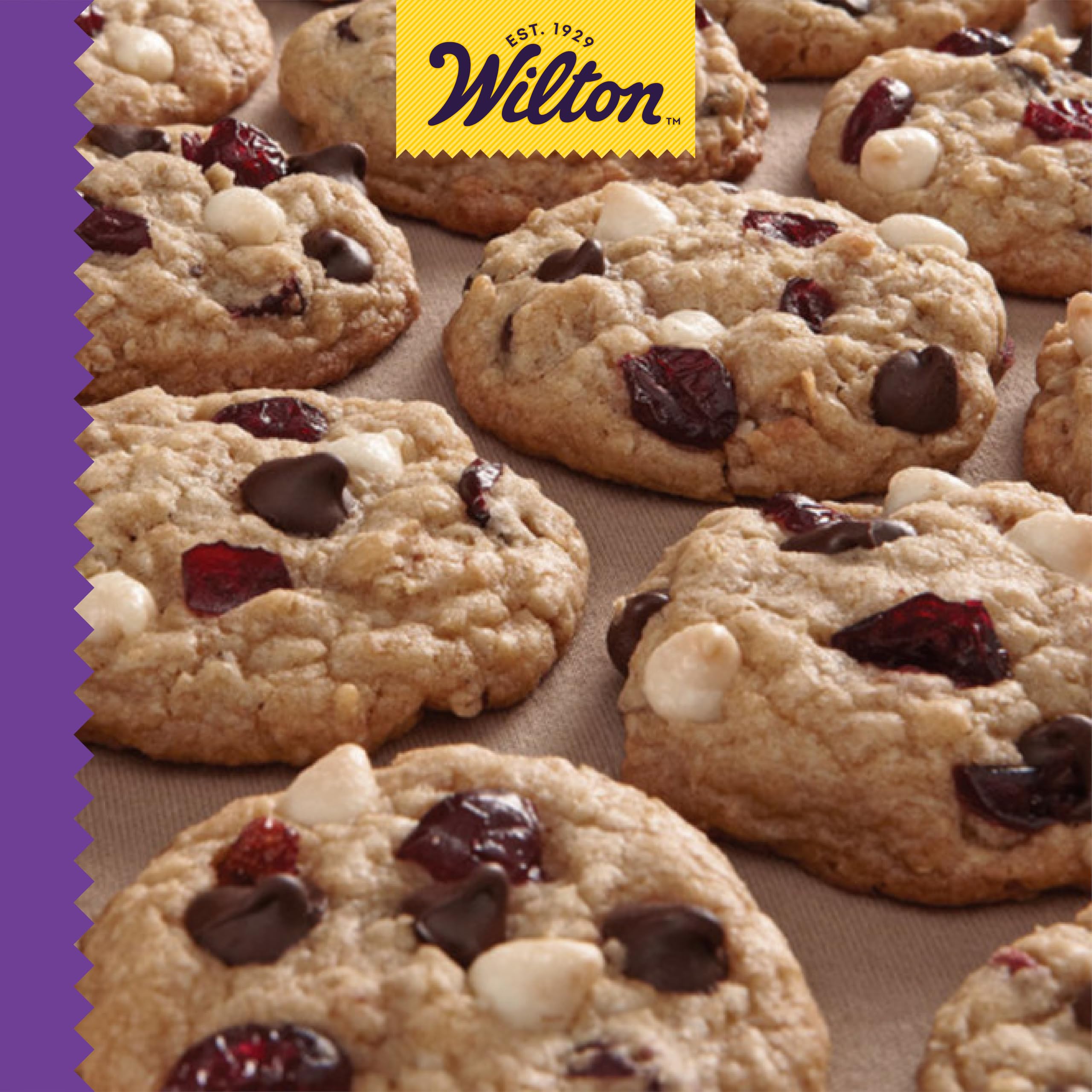 Wilton gold rack in a kitchen setting showing organized baking workflow