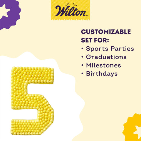 Wilton size comparison beside utensils to show scale and portion planning