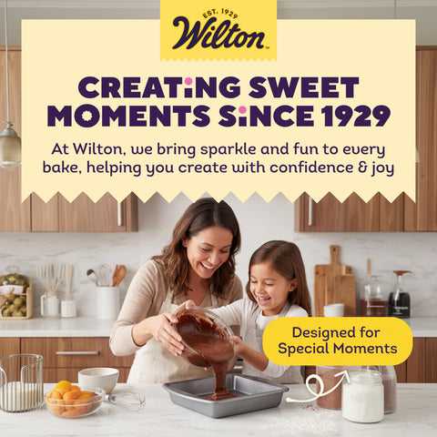 Wilton pan staged in kitchen showing everyday baking convenience