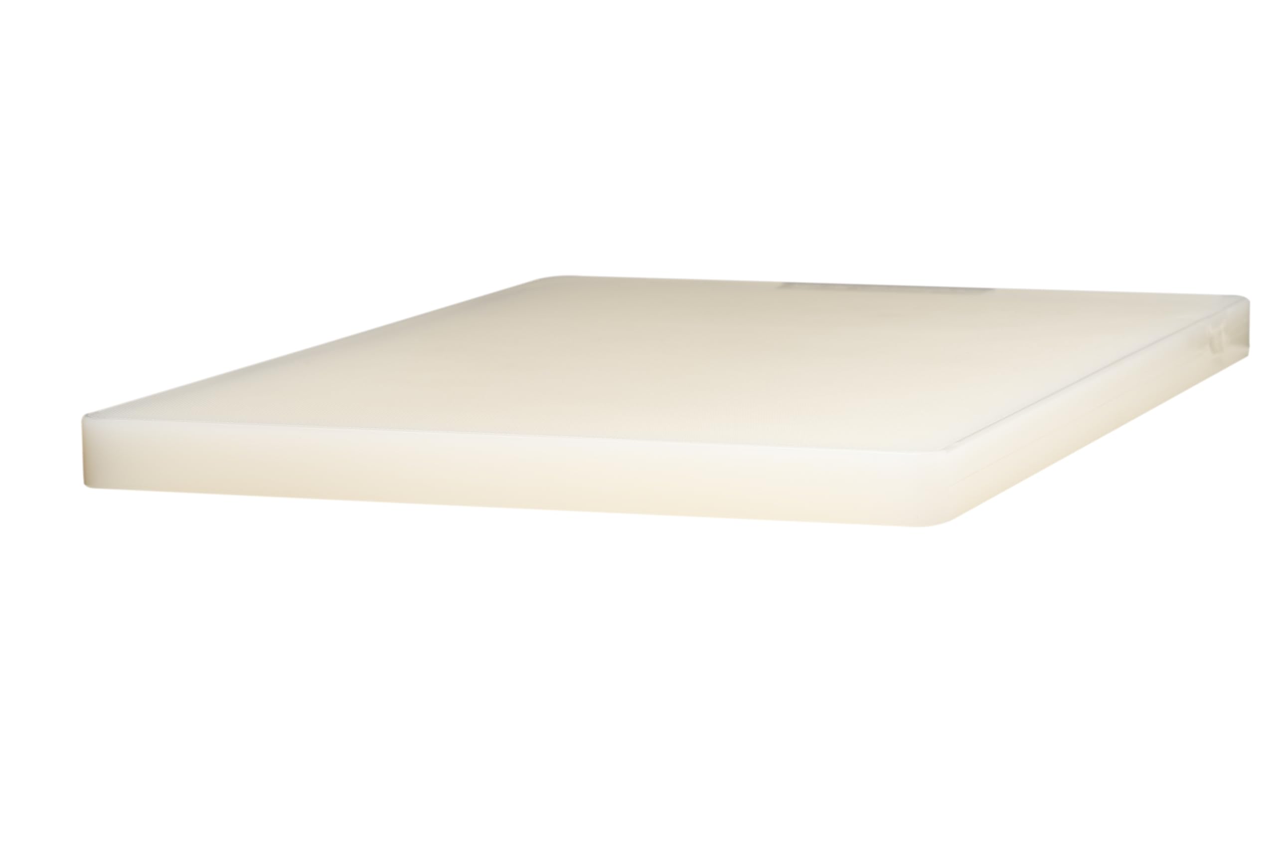 Winco cutting board edge detail highlighting 1-inch thickness for stability