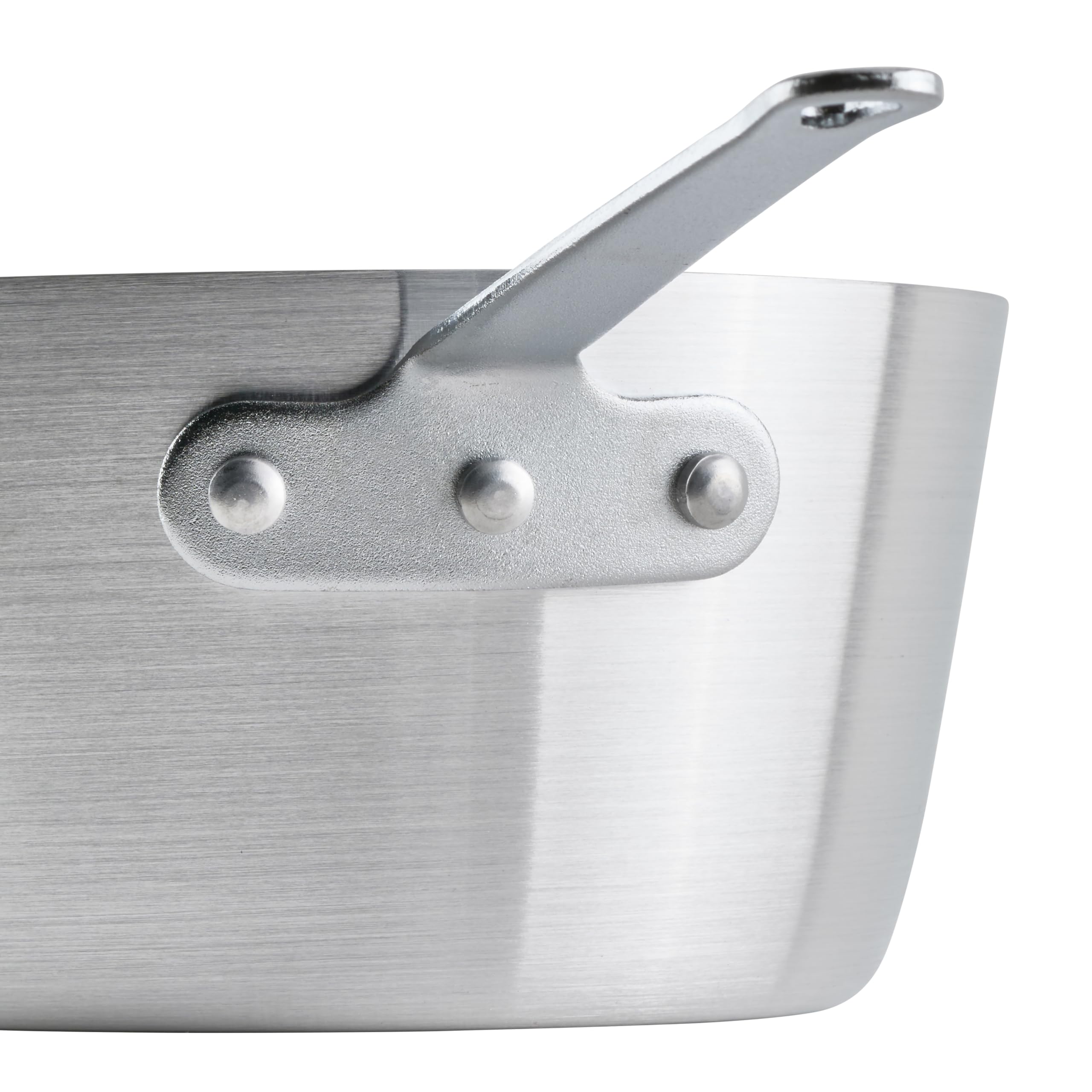 Winco handle hanging hole shown for practical storage and fast access