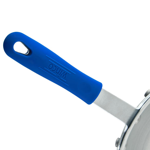 Winco beside spatula illustrating 11-inch scale and comfortable handling