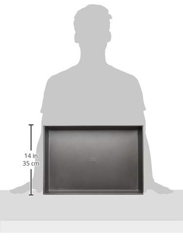Winco top-down view of aluminized interior promoting even baking across surface