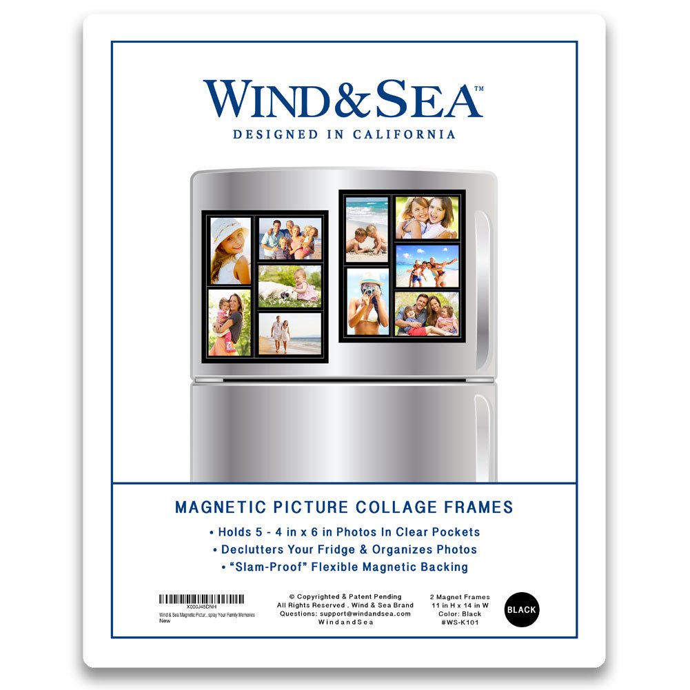 Wind and Sea lifestyle kitchen setting showing elegant, uncluttered refrigerator