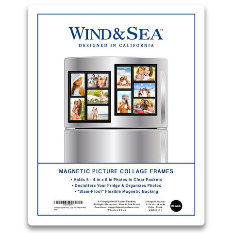 Wind and Sea lifestyle kitchen setting showing elegant, uncluttered refrigerator