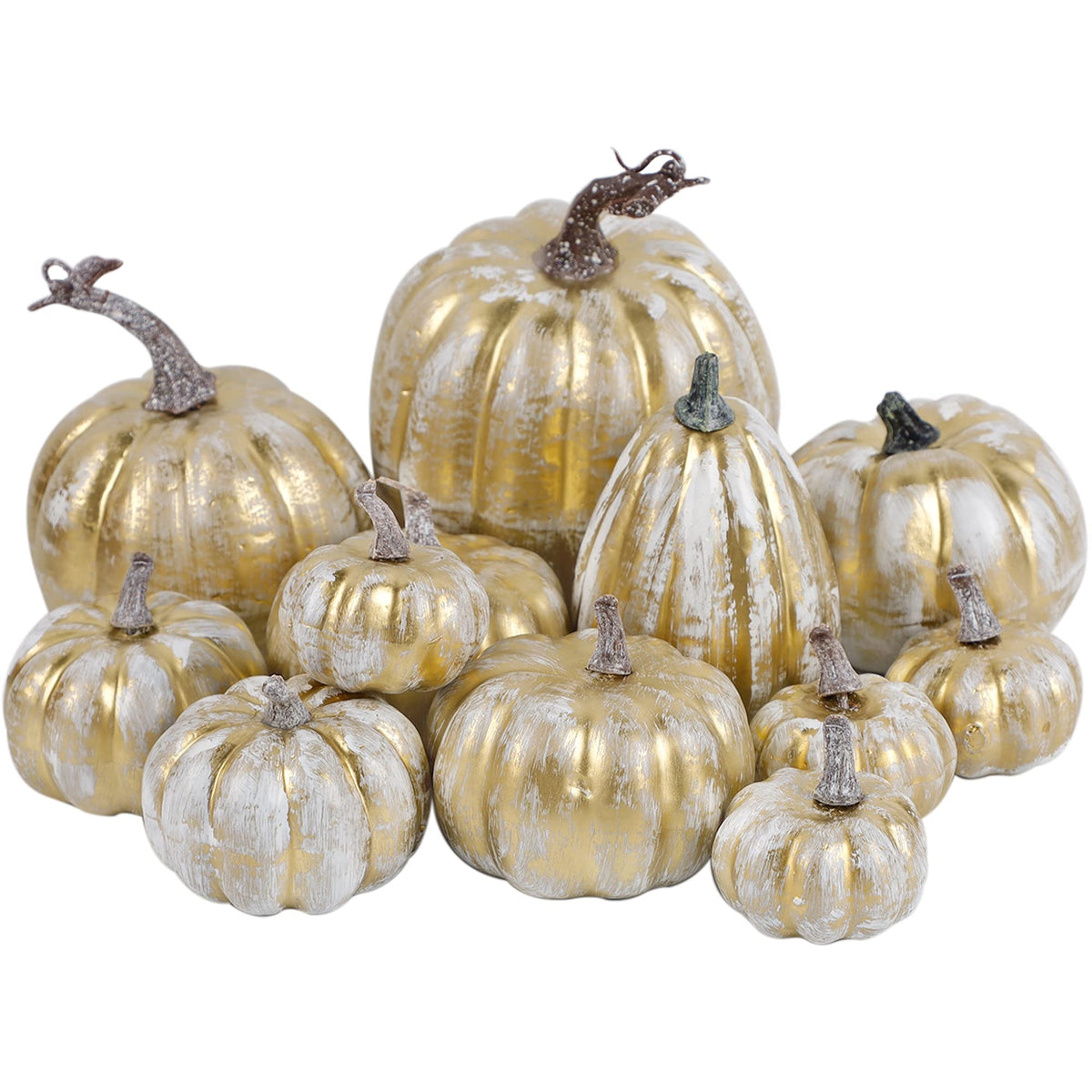 winemana front view of golden pumpkins showing full set and presentation benefit