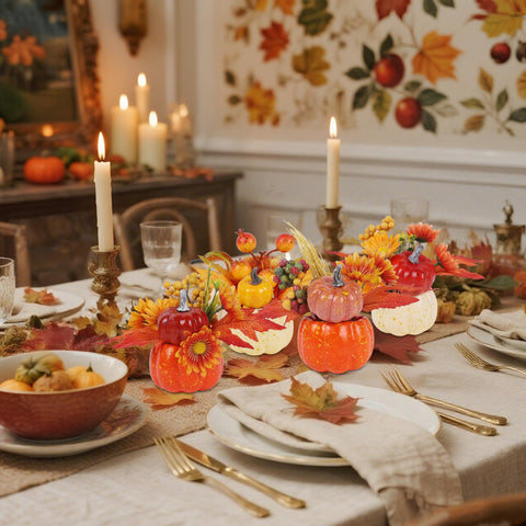 winemana pumpkins on mantel creating cozy seasonal atmosphere
