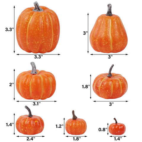 winemana variety of pumpkin sizes arranged on mantel for layered seasonal decor