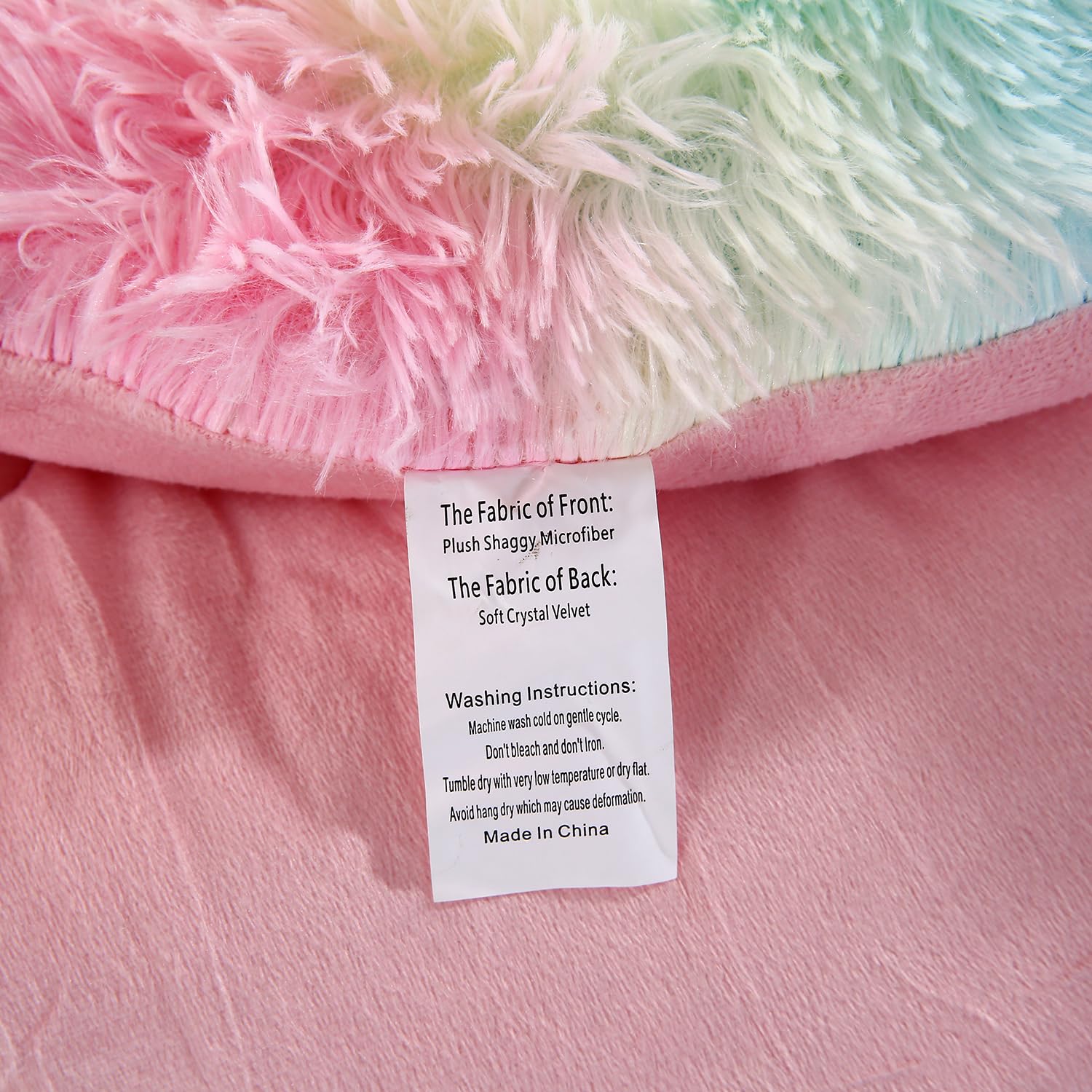 WINLIFE hand pressing fluffy surface showing resilient loft and soft touch