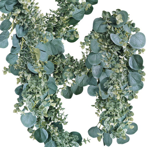 Winlyn garland on a wedding arch creating a lush backdrop and easy installation