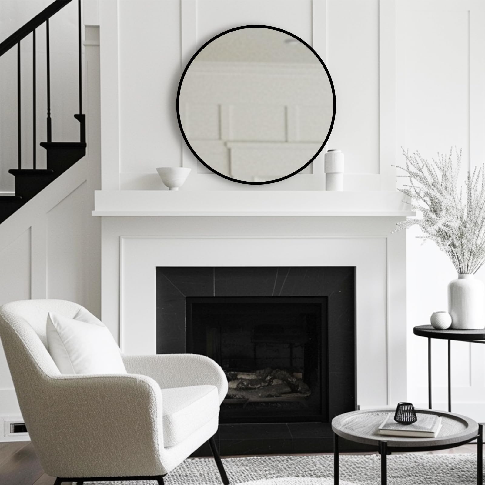 Winnker side profile showing thin matte-black frame for a minimalist look