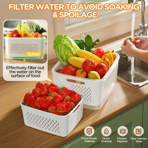 Winproper airtight lid seal and locking clips demonstrating leakproof storage benefit