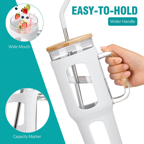 WINSA both pearl and slim straws side-by-side, choose best flow for drinks