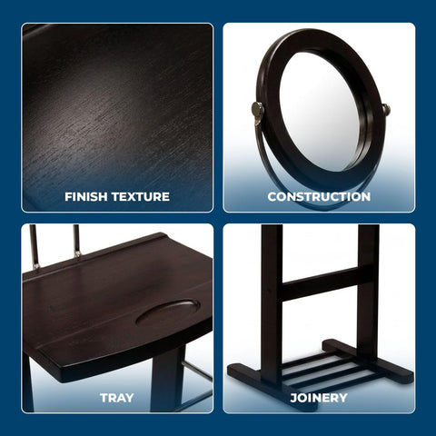 Winsome Carson wood dowel shoe rest demonstrating tidy shoe storage