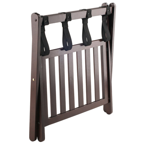 Winsome side view folded flat demonstrating compact storage convenience and portability