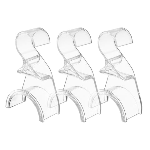 Wiosi clear purse hanger 3-pack front view showing clean packaging and convenience