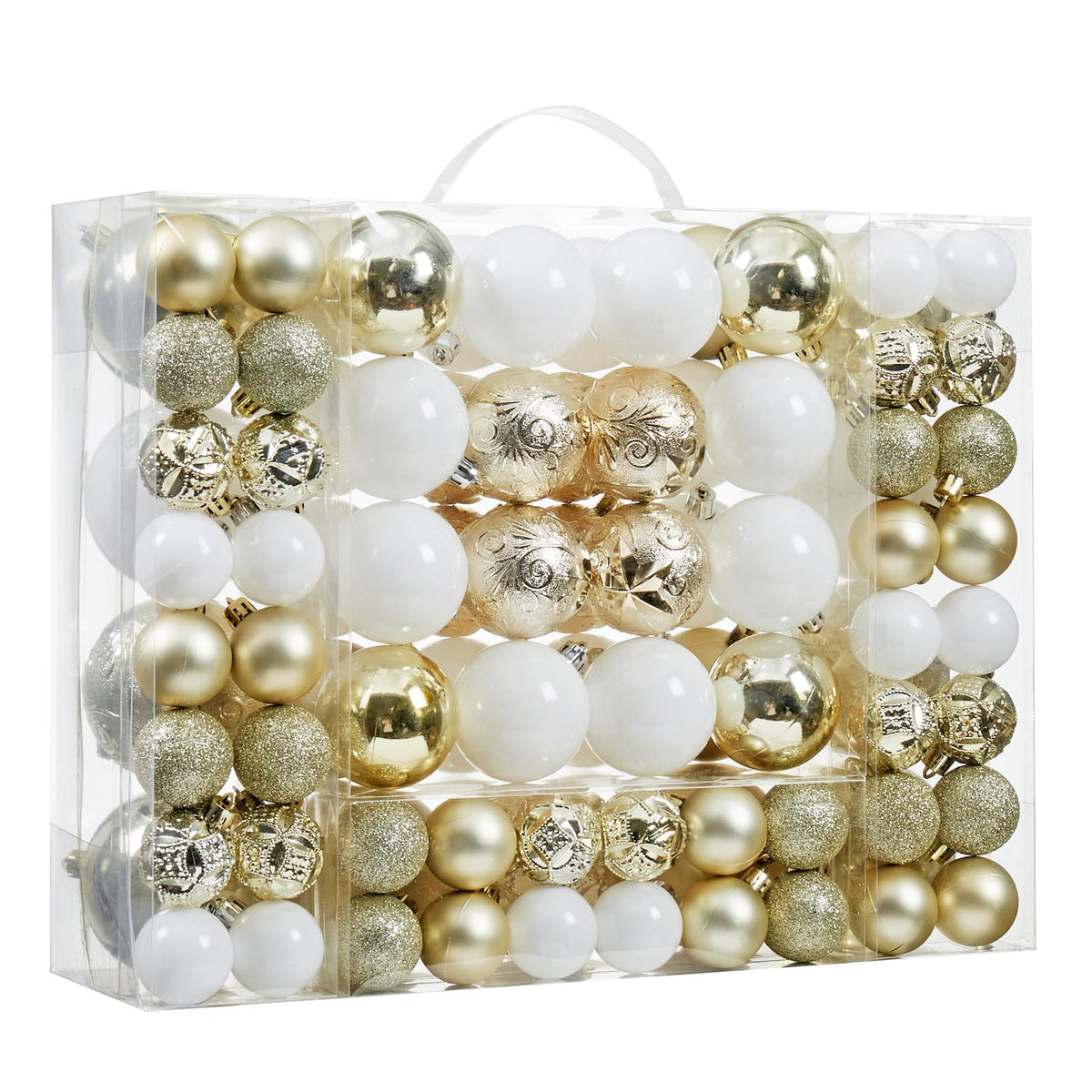 Wironlst front packaging showing champagne ornaments and value set
