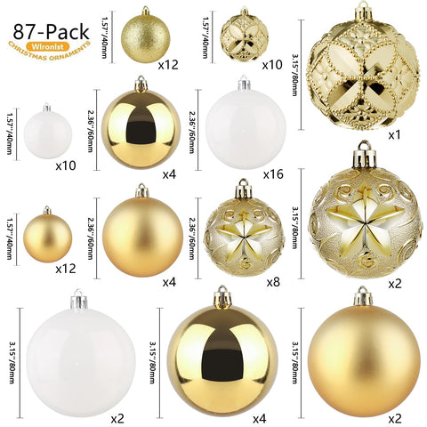 Wironlst ornaments hung on a Christmas tree creating festive warmth