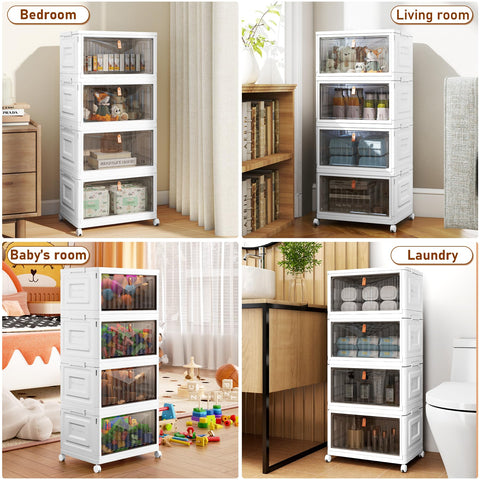 Wise Oannes inside closet demonstrating space-saving organization benefit