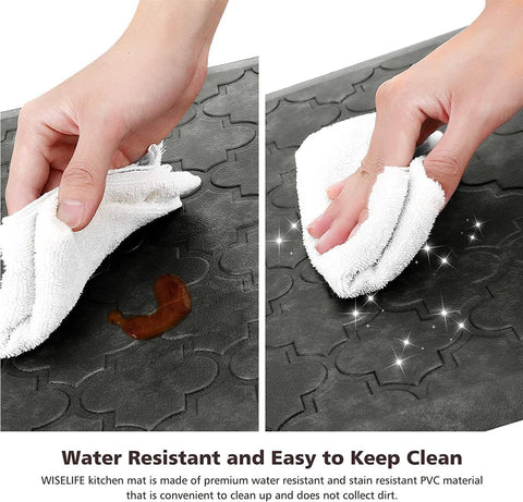 WISELIFE non-slip backing detail demonstrating secure grip on floors