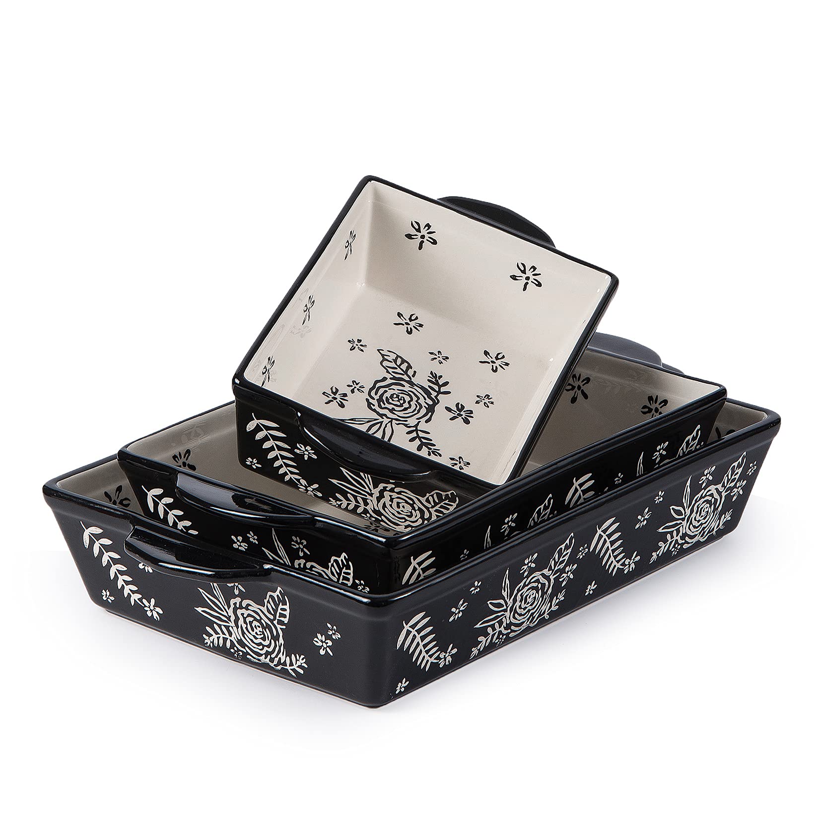 Wisenvoy front view of ceramic casserole showing oven-safe design and attractive finish