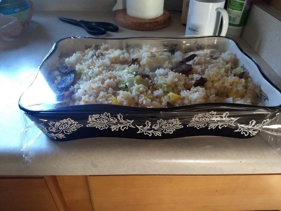Wisenvoy casserole on table in lifestyle setting for effortless serving