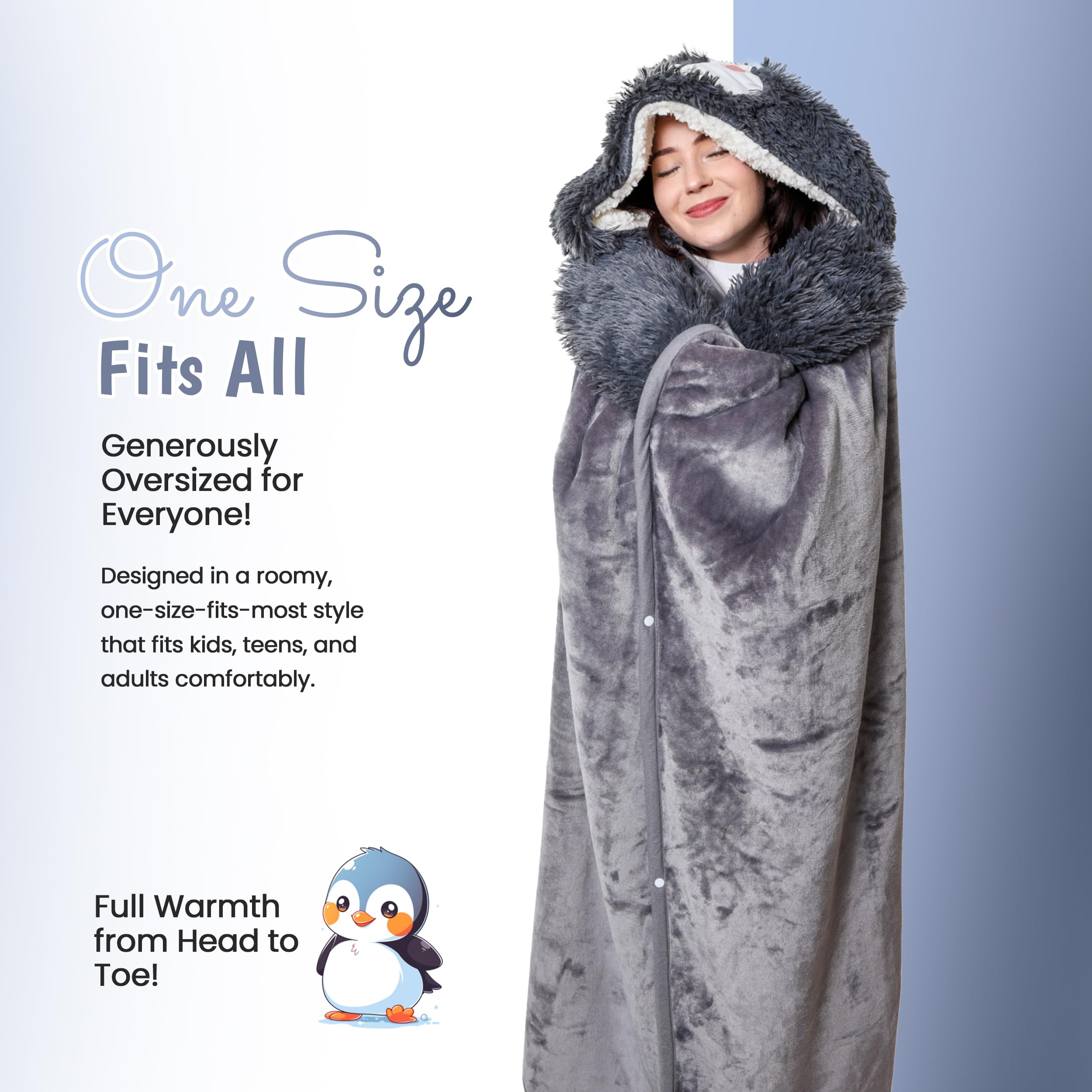 Wish Well hands tucked in glove pockets for warm comfortable grip