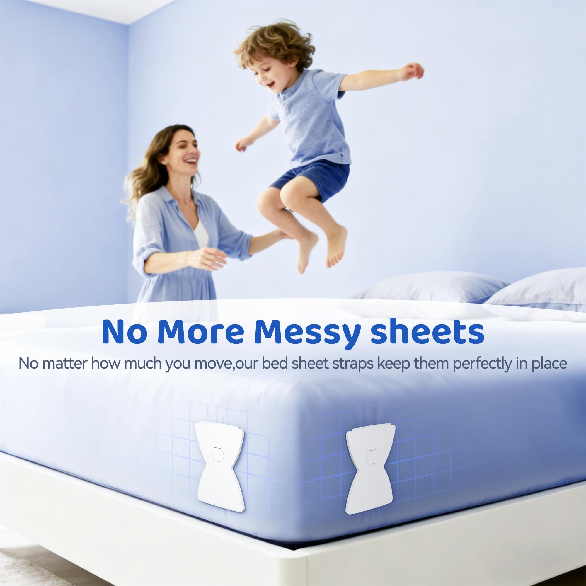 WISHBAY under-sheet view showing quick installation benefit