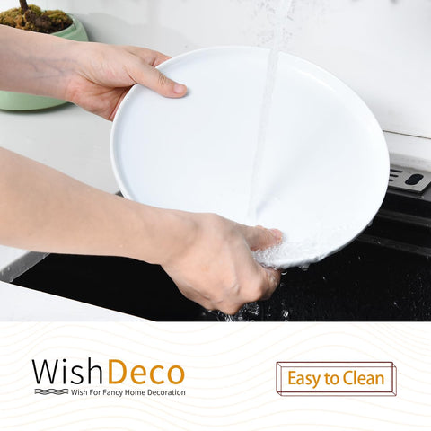 WishDeco dishwasher loaded with plates showing easy cleanup benefit