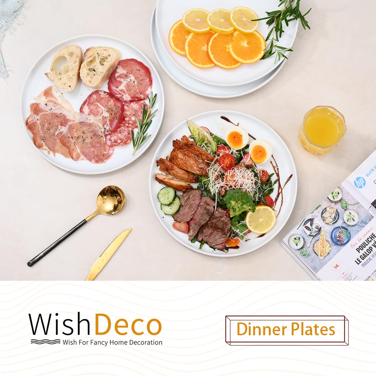 WishDeco close-up of porcelain glaze showing smooth scratch-resistant surface