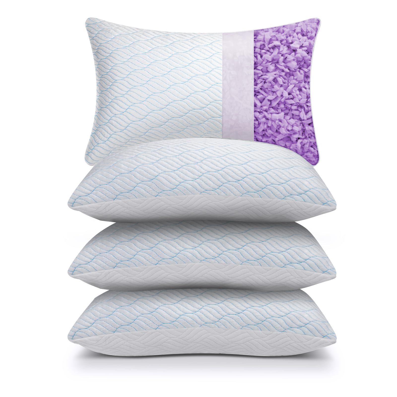 WISHSMILE front packaging showing set of four pillows and brand clarity