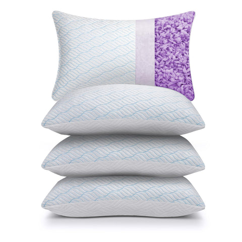 WISHSMILE front packaging showing set of four pillows and brand clarity