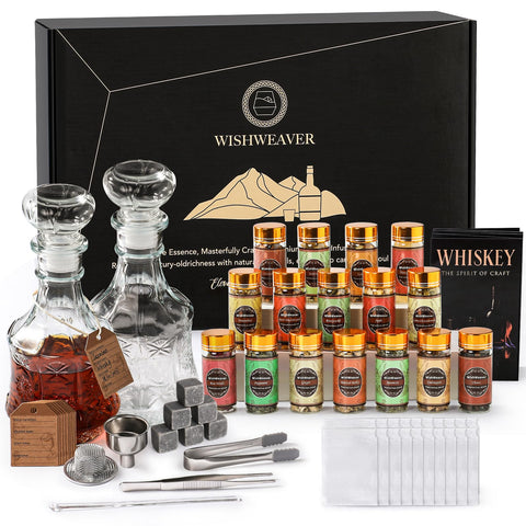 WishWeaver front packaging showing full 59-piece kit and gift box benefit