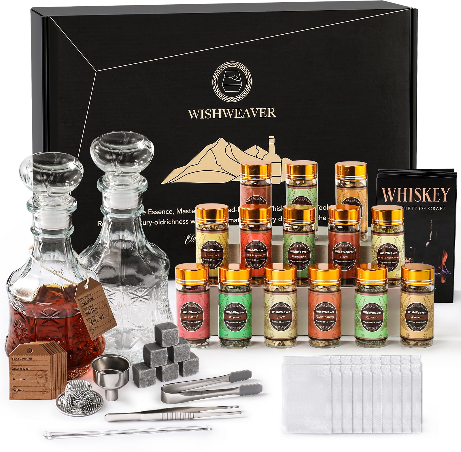WishWeaver kit box front showing complete set and gift-ready packaging benefits
