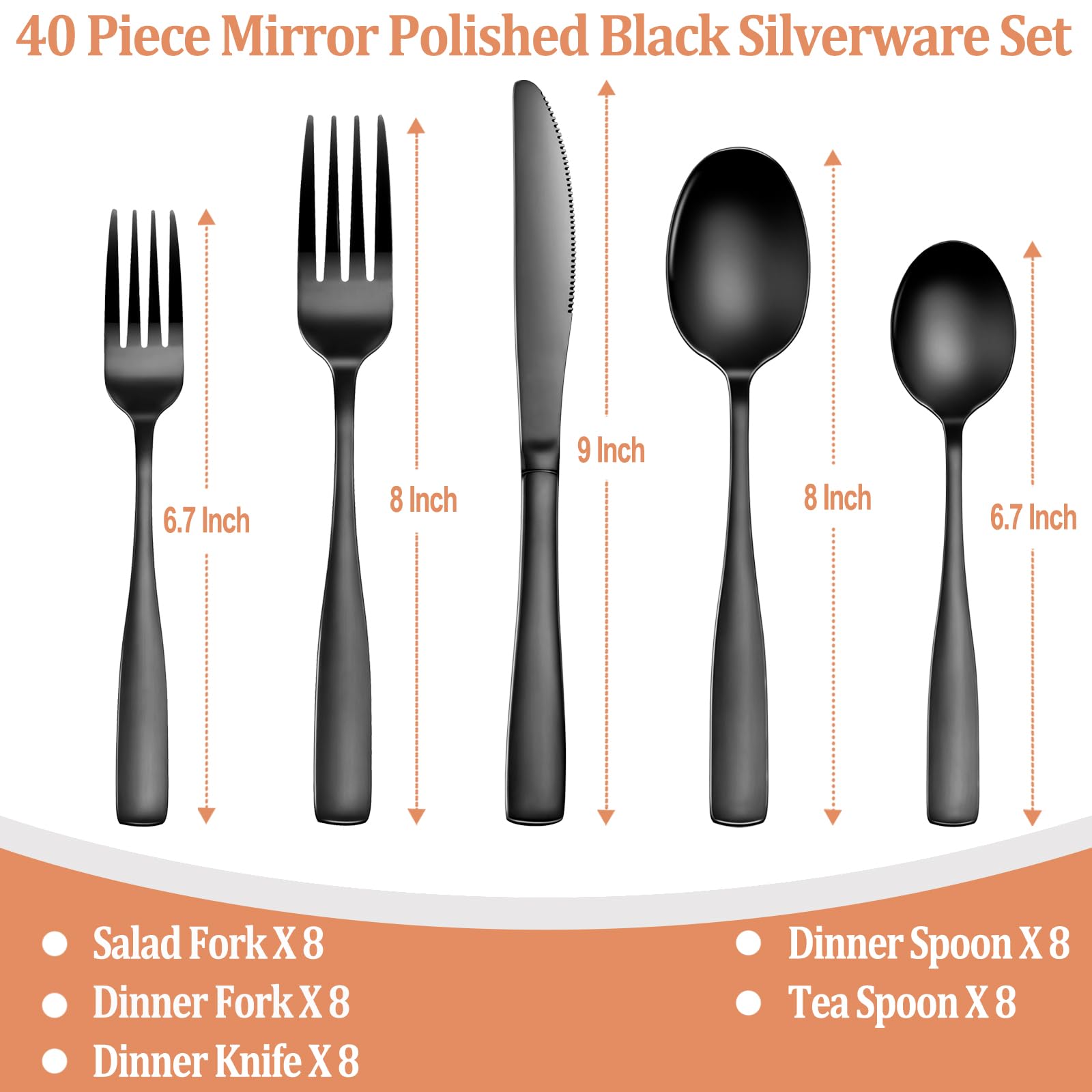WISKEMA close-up of mirror-polished fork tines showing durable finish and elegant shine