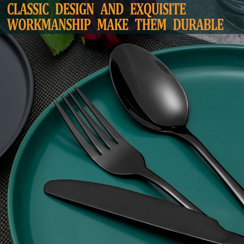 WISKEMA flatware next to plate for size comparison and proportion clarity