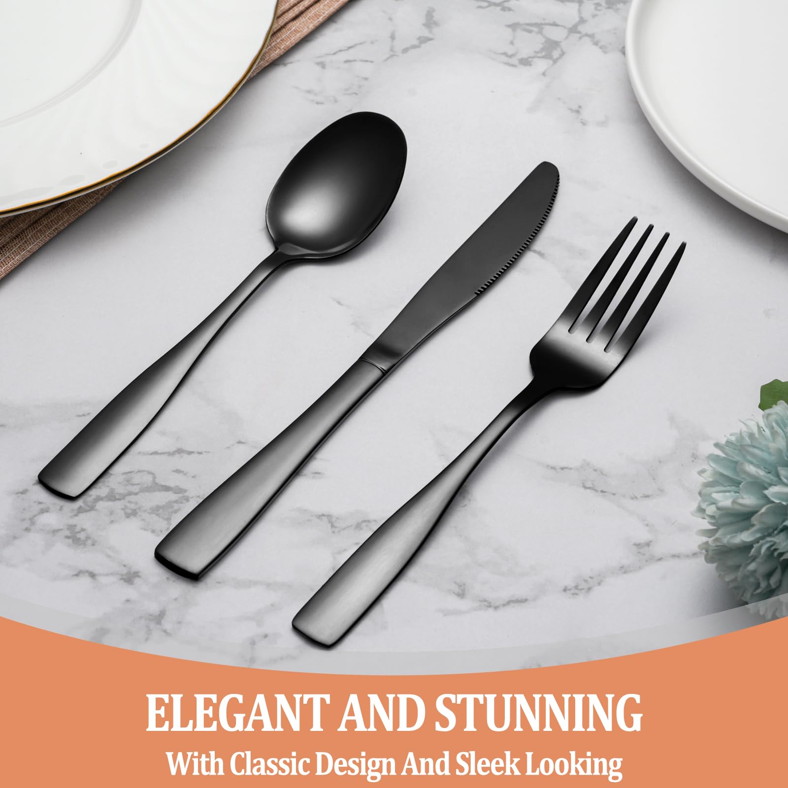 WISKEMA serving spoons being used at buffet demonstrating durability and serving ease