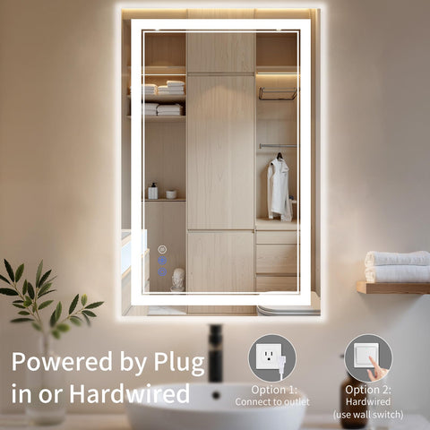 WISSMIELS mirror anti-fog in action clearing steam for instant clarity