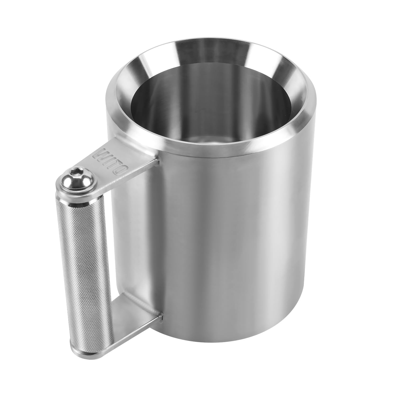 WITO knurled handle close-up showing textured grip for secure lifting benefit
