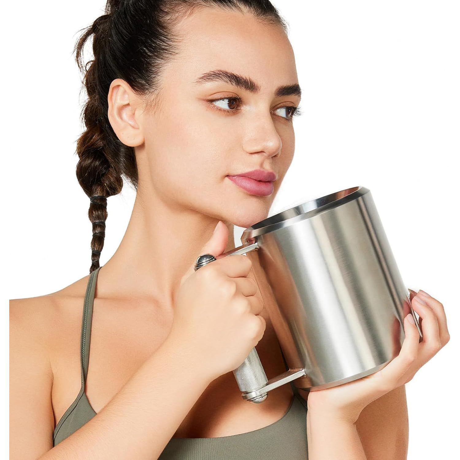 WITO mug on table filled with coffee showing practical beverage use benefit