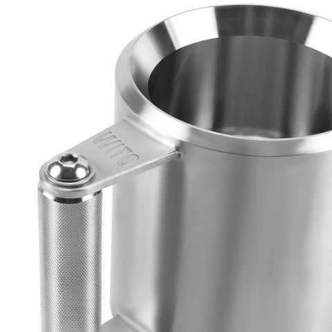 WITO mug held in hand showing size and scale for comfortable grip benefit