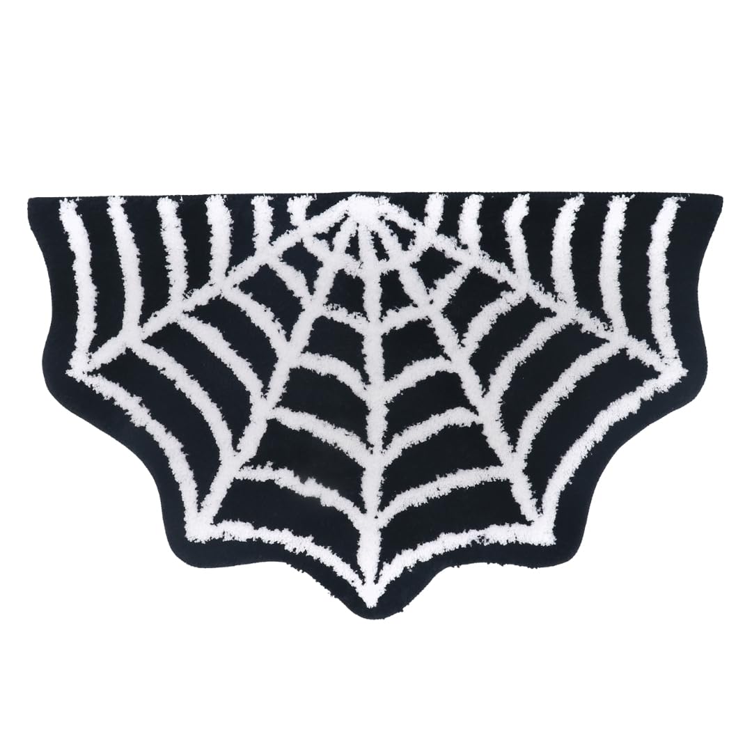 WITTIZA front view showing black and white spider web design and bold style