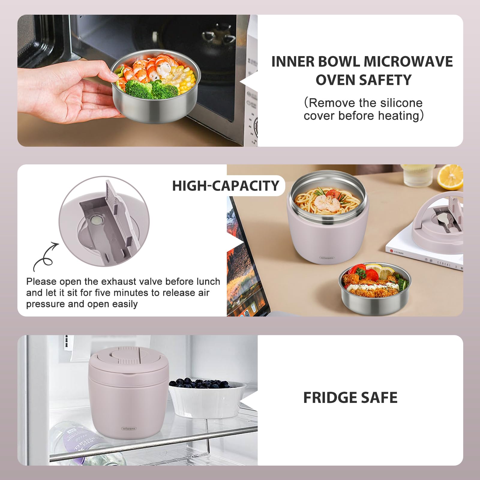 wiwens next to an apple indicating 32oz capacity and portion guidance