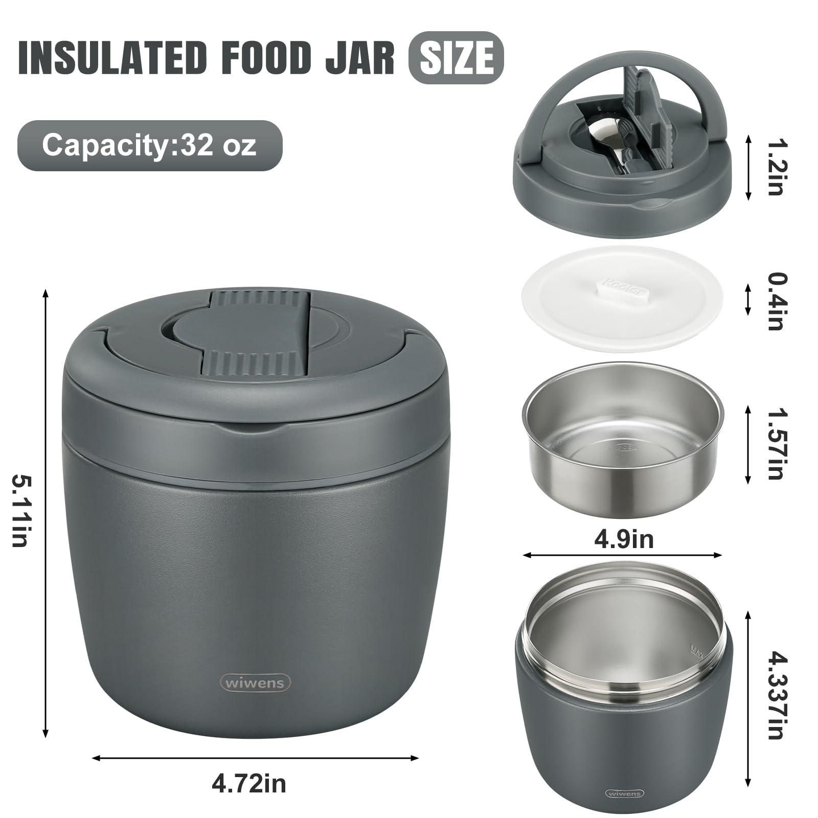 wiwens stainless steel finish close-up showing durable corrosion-resistant surface