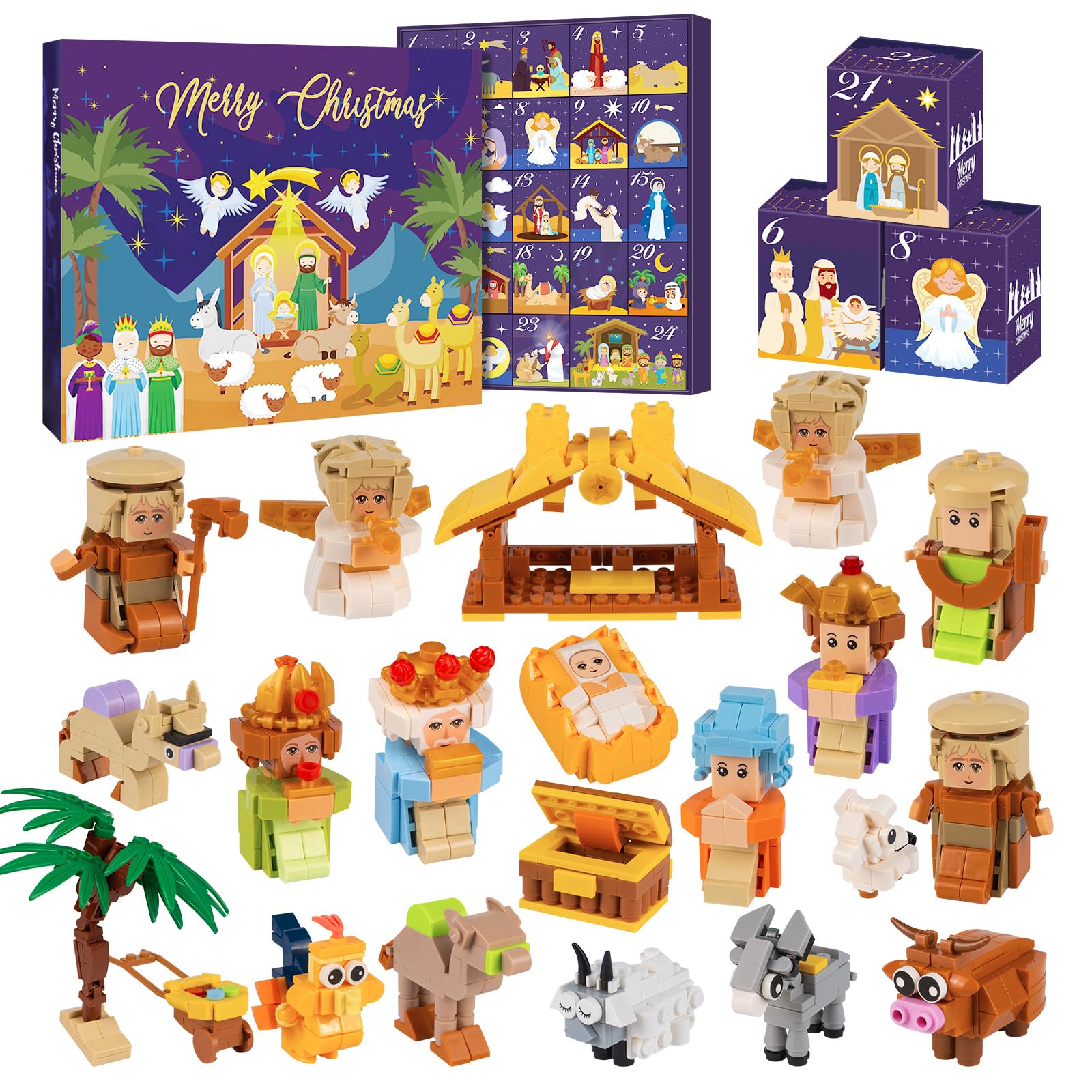 WizardsArcanum front box packaging showing the 24-day nativity calendar and gift-ready design