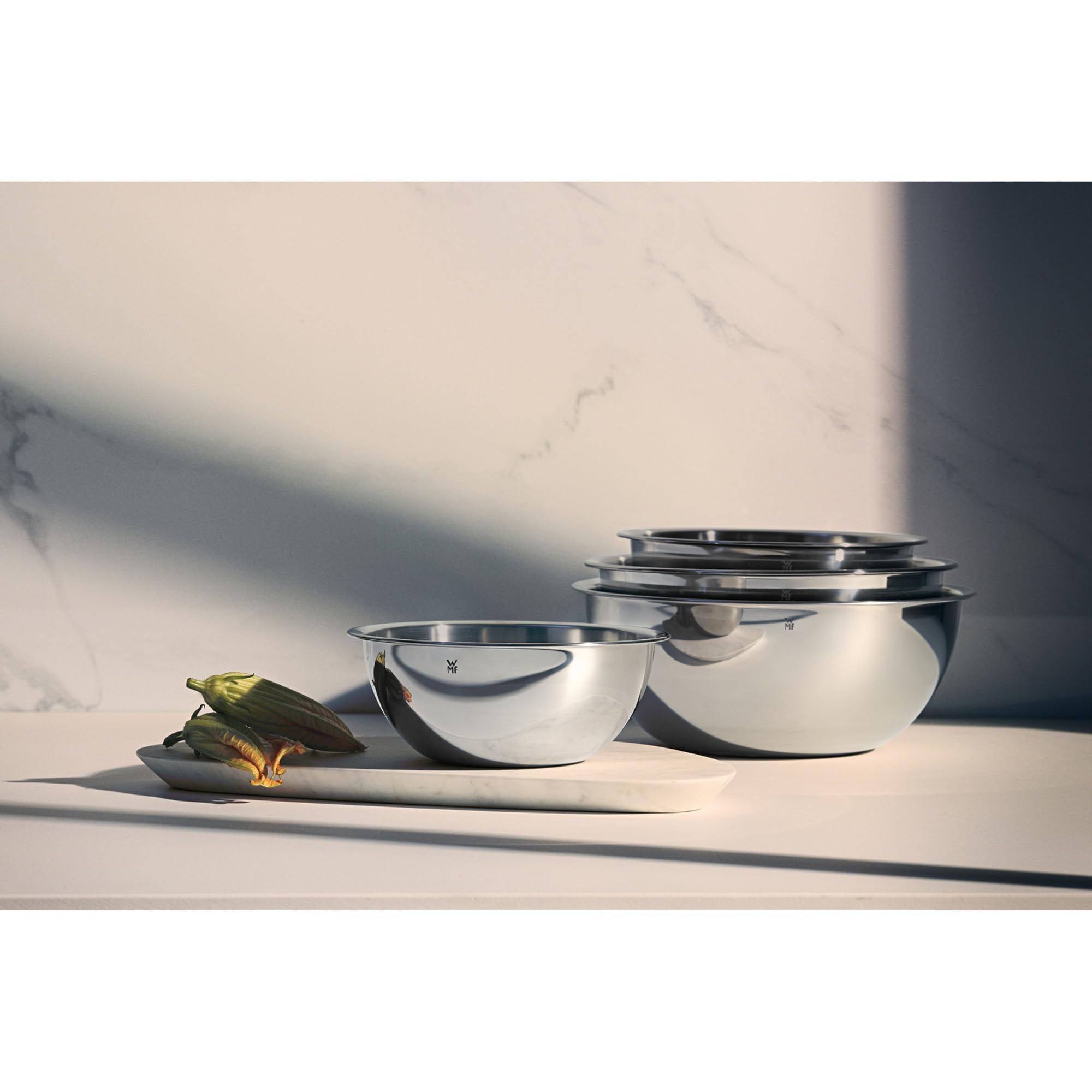 WMF close-up of 16cm Cromargan interior highlighting easy-clean surface