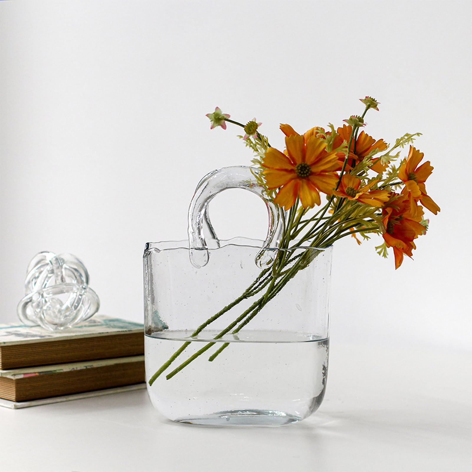 WMM purse vase styled table setting showing wedding-ready decor and cohesive aesthetic benefit