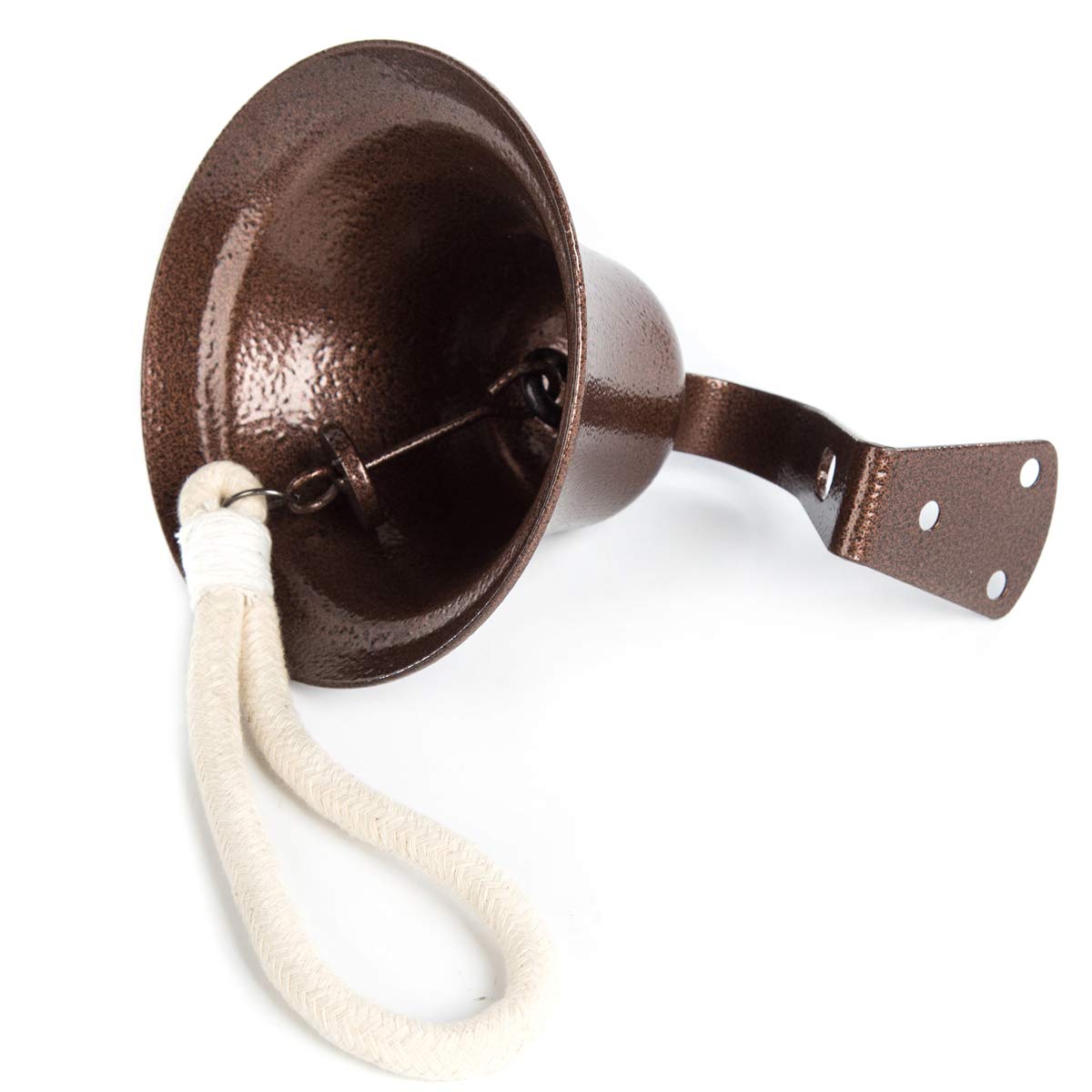 WMM rope handle closeup showing tactile pull for simple ringing action